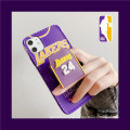 New design NO 8 24 kobe bryant jersey silicone cell phone case with holder for phone 11 designers case 2020